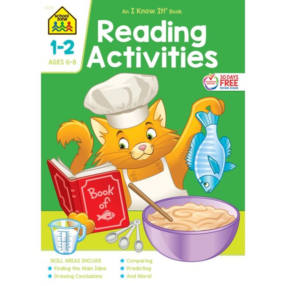 School Zone Reading Activities Grades 1-2 Workbook -- School Zone